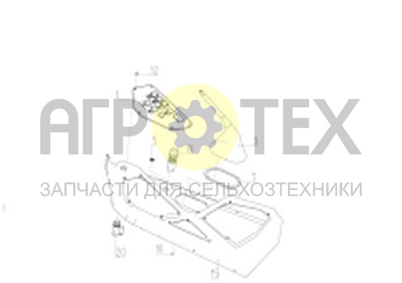 Чертеж Накладка пульта (МРУ-1.00.400)